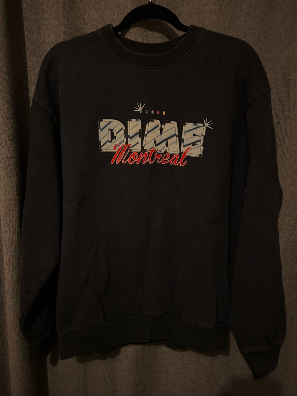 Dime Graphic Crewneck Sweater- Women’s
